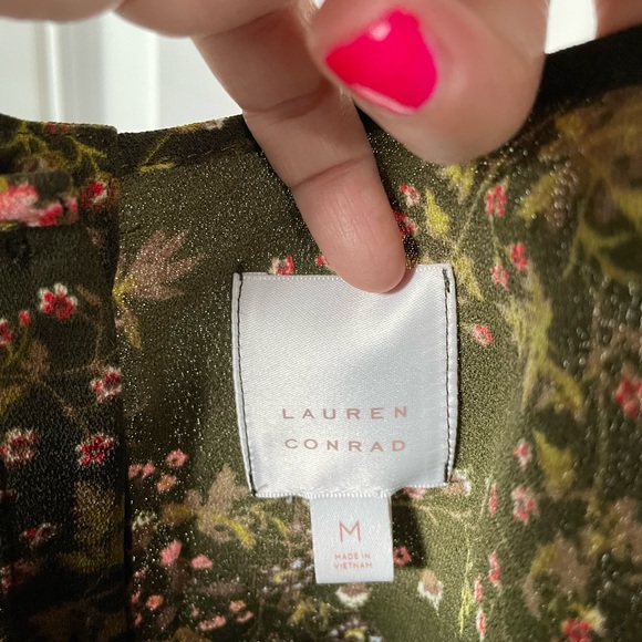 Lauren Conrad cold shoulder long sleeved top - Picture 6 of 10